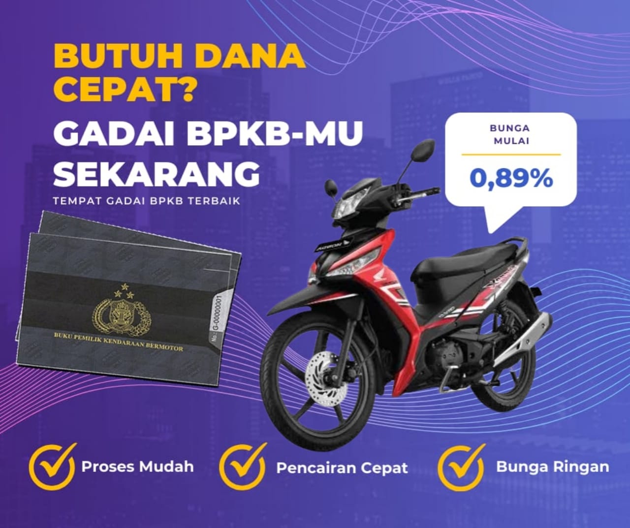 Pinjaman Dana Jaminan Bpkb Motor Honda Suprax125 Ddcw Dapat Pinjaman Berapa? Seperti Ini Simulasinya